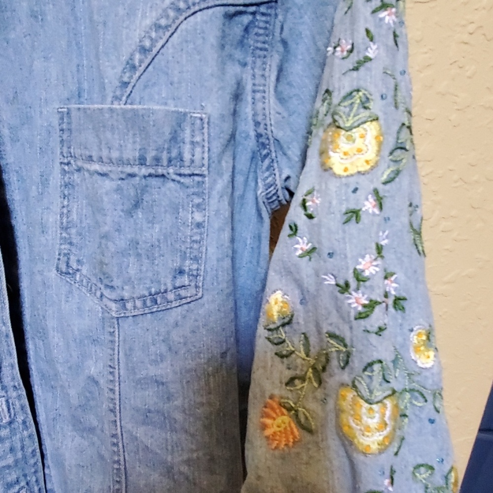 Christopher & Banks Jean jacket - Picture 2 of 4